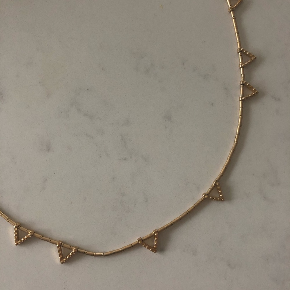 Madewell Long Triangle Necklace